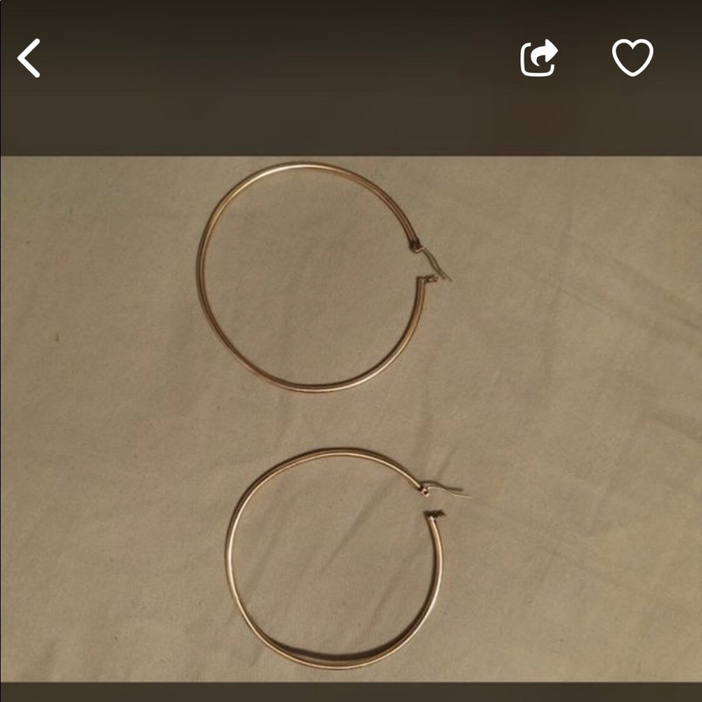 Gold earrings